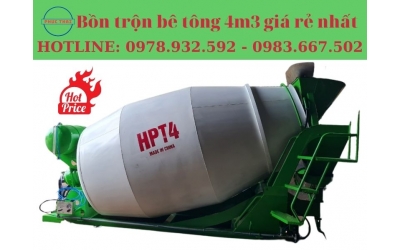 Bồn trộn bê tông 4m3 - HPT4