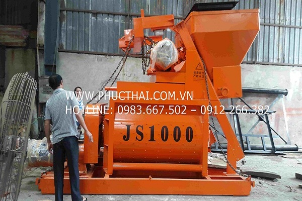 máy trộn bê tông js 1000 được cung cấp bởi phúc thái